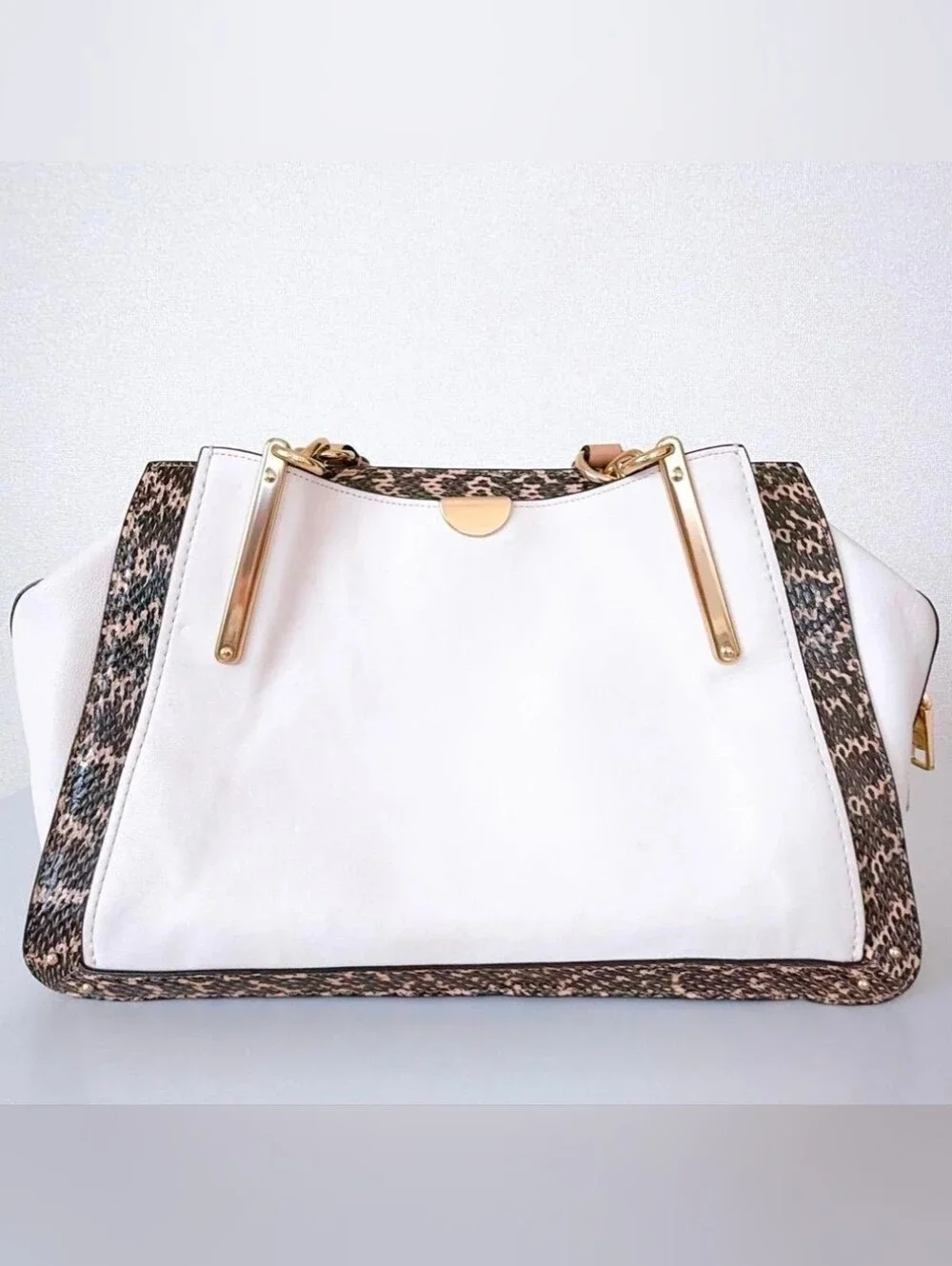 Coach Dreamer 36 in Colorblock with Genuine Snakeskin Details